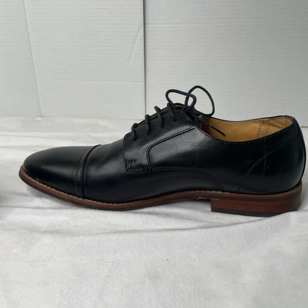Men's Goodfellow & Co Size 9.5 Black Leather Oxfords Shoes